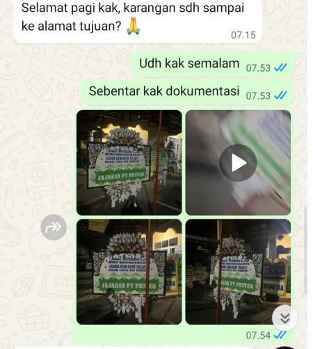 Pengiriman Papan Bunga Selamat Salemba