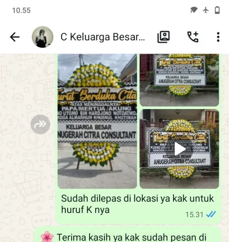 Pengiriman Papan Bunga Duka Salemba