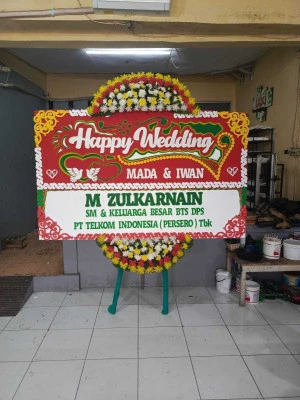 Papan Bunga di Salemba