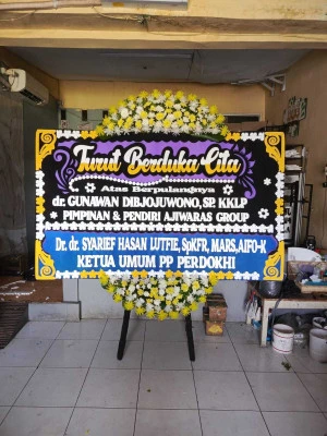 Papan Bunga di Salemba